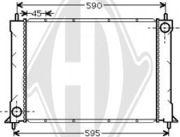 Diederichs DCM1376 - Radiateur, refroidissement du moteur cwaw.fr