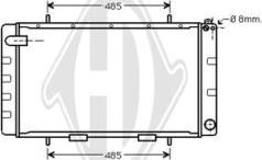 Diederichs DCM1373 - Radiateur, refroidissement du moteur cwaw.fr