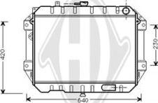Diederichs DCM1759 - Radiateur, refroidissement du moteur cwaw.fr