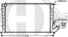 Diederichs DCM1732 - Radiateur, refroidissement du moteur cwaw.fr