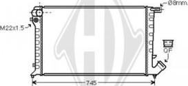 Diederichs DCM1727 - Radiateur, refroidissement du moteur cwaw.fr