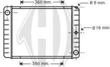 Diederichs DCM3492 - Radiateur, refroidissement du moteur cwaw.fr