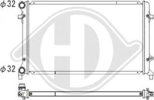 Diederichs DCM3457 - Radiateur, refroidissement du moteur cwaw.fr