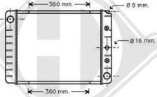 Diederichs DCM3481 - Radiateur, refroidissement du moteur cwaw.fr