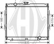 Diederichs DCM3673 - Radiateur, refroidissement du moteur cwaw.fr