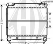 Diederichs DCM3096 - Radiateur, refroidissement du moteur cwaw.fr