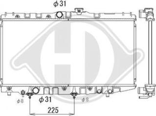 Diederichs DCM3145 - Radiateur, refroidissement du moteur cwaw.fr