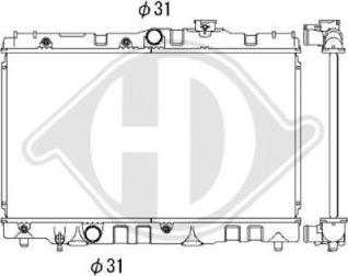 Diederichs DCM3142 - Radiateur, refroidissement du moteur cwaw.fr