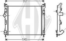 Diederichs DCM2932 - Radiateur, refroidissement du moteur cwaw.fr