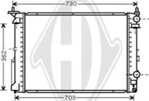 Diederichs DCM2928 - Radiateur, refroidissement du moteur cwaw.fr