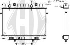 Diederichs DCM2598 - Radiateur, refroidissement du moteur cwaw.fr