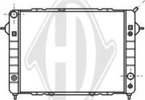 Diederichs DCM2574 - Radiateur, refroidissement du moteur cwaw.fr