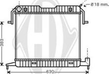 Diederichs DCM2577 - Radiateur, refroidissement du moteur cwaw.fr