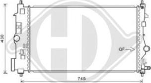 Diederichs DCM2699 - Radiateur, refroidissement du moteur cwaw.fr