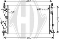 Diederichs DCM2093 - Radiateur, refroidissement du moteur cwaw.fr