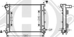 Diederichs DCM2002 - Radiateur, refroidissement du moteur cwaw.fr