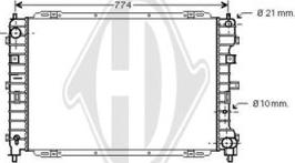 Diederichs DCM2083 - Radiateur, refroidissement du moteur cwaw.fr