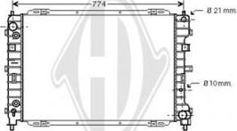 Diederichs DCM2076 - Radiateur, refroidissement du moteur cwaw.fr