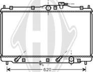 Diederichs DCM2154 - Radiateur, refroidissement du moteur cwaw.fr