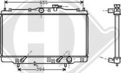 Diederichs DCM2150 - Radiateur, refroidissement du moteur cwaw.fr