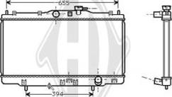 Diederichs DCM2161 - Radiateur, refroidissement du moteur cwaw.fr