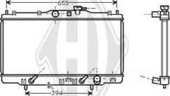 Diederichs DCM2162 - Radiateur, refroidissement du moteur cwaw.fr