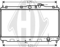 Diederichs DCM2128 - Radiateur, refroidissement du moteur cwaw.fr