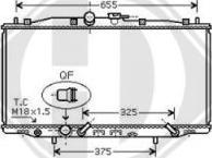 Diederichs DCM2179 - Radiateur, refroidissement du moteur cwaw.fr