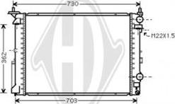 Diederichs DCM2897 - Radiateur, refroidissement du moteur cwaw.fr