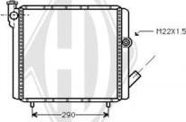 Diederichs DCM2843 - Radiateur, refroidissement du moteur cwaw.fr