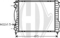 Diederichs DCM2860 - Radiateur, refroidissement du moteur cwaw.fr