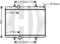 Diederichs DCM2802 - Radiateur, refroidissement du moteur cwaw.fr