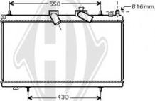 Diederichs DCM2807 - Radiateur, refroidissement du moteur cwaw.fr