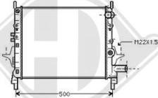 Diederichs DCM2884 - Radiateur, refroidissement du moteur cwaw.fr