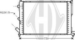 Diederichs DCM2877 - Radiateur, refroidissement du moteur cwaw.fr