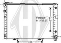 Diederichs DCM2348 - Radiateur, refroidissement du moteur cwaw.fr