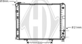 Diederichs DCM2356 - Radiateur, refroidissement du moteur cwaw.fr