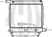 Diederichs DCM2357 - Radiateur, refroidissement du moteur cwaw.fr