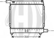 Diederichs DCM2308 - Radiateur, refroidissement du moteur cwaw.fr