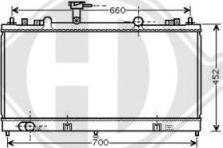 Diederichs DCM2253 - Radiateur, refroidissement du moteur cwaw.fr