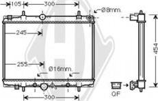 Diederichs DCM2768 - Radiateur, refroidissement du moteur cwaw.fr