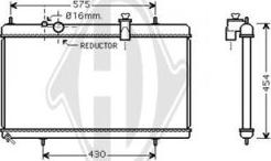 Diederichs DCM2789 - Radiateur, refroidissement du moteur cwaw.fr