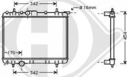 Diederichs DCM2786 - Radiateur, refroidissement du moteur cwaw.fr