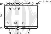 Diederichs DCM2788 - Radiateur, refroidissement du moteur cwaw.fr