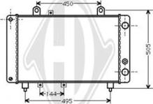 Diederichs DCM2729 - Radiateur, refroidissement du moteur cwaw.fr