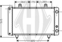 Diederichs DCM2722 - Radiateur, refroidissement du moteur cwaw.fr