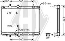 Diederichs DCM2772 - Radiateur, refroidissement du moteur cwaw.fr