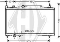 Diederichs DCM2777 - Radiateur, refroidissement du moteur cwaw.fr