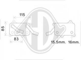 Diederichs DCO1046 - Radiateur d'huile cwaw.fr