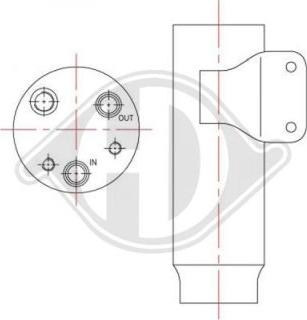 Diederichs DCT1090 - Filtre déshydratant, climatisation cwaw.fr